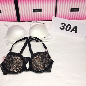 NWT Bundle Victoria Secret pushup Bra 30A